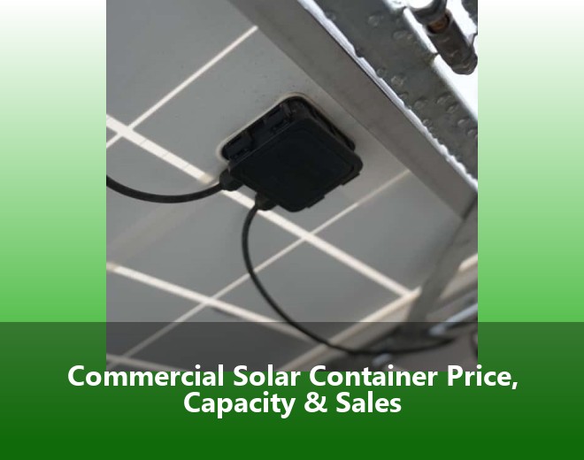 Commercial Solar Container Price, Capacity & Sales